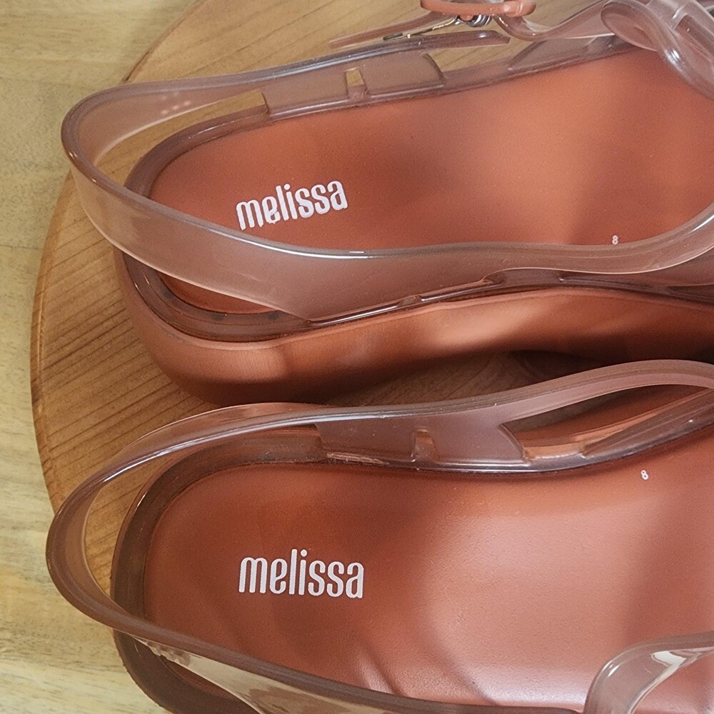 Melissa Shoes Womens Size 9 Pink Jelly Fisherman Platform Sandals Slingback - Picture 9 of 12